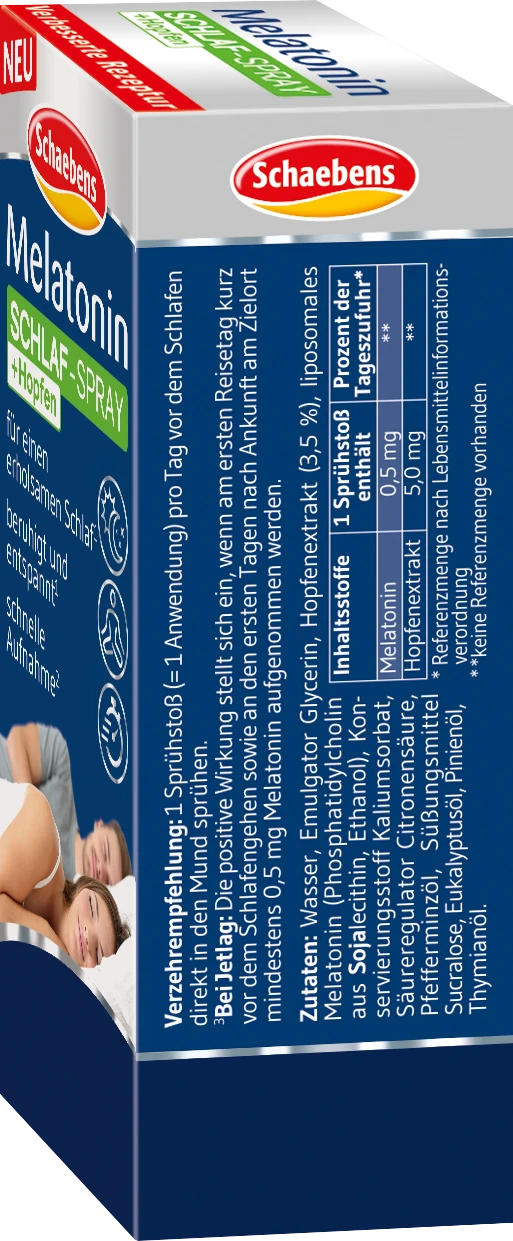 Schaebens Melatonin Sofort-Spray Duo-Komplex 2 Schaebens Melatonin Sofort-Spray Duo-Komplex – Bild 2