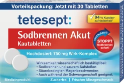 Tetesept Sodbrennen Akut Kautabletten