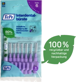 TePe Interdentalbürsten Lila, ISO 6, 1,1 Mm, 8 Stück 15 TePe Interdentalbürsten Lila, ISO 6, 1,1 Mm, 8 Stück -NIVEA SHOP MAM 7095636 SHOP IMAGE 1.4