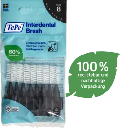 TePe Interdentalbürsten Schwarz, ISO 8, 1,5 Mm, 8 Stück 11 TePe Interdentalbürsten Schwarz, ISO 8, 1,5 Mm, 8 Stück -NIVEA SHOP MAM 7095665 SHOP IMAGE 1.4