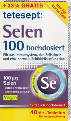 Tetesept Selen 100 Hochdosiert Mini-Tabletten