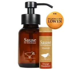 SAUSE SEIFENBRAUSE Starter-Set Schaumseife Orange Mandarine