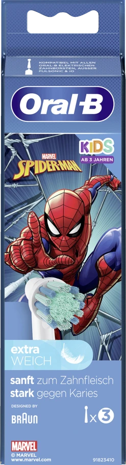 Oral B Aufsteckbürsten Spiderman/Eiskönigin