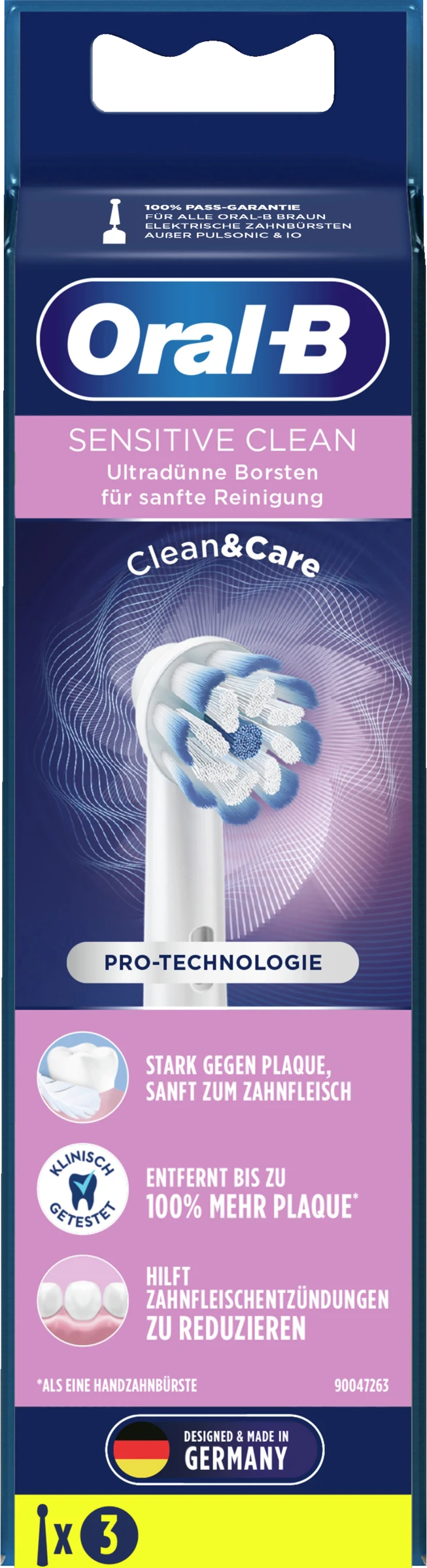 Oral B Aufsteckbürsten Sensitive Clean 1 Oral B Aufsteckbürsten Sensitive Clean