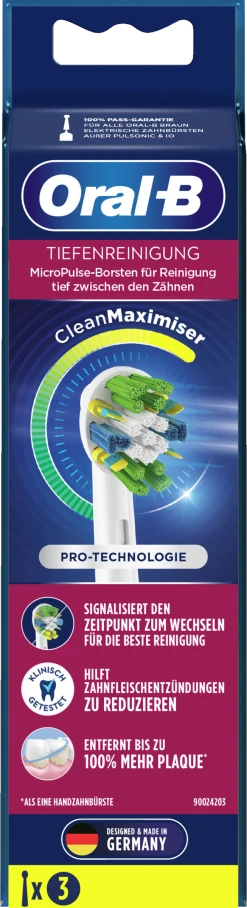 Oral B Aufsteckbürsten Tiefenreinigung Clean Maximizer