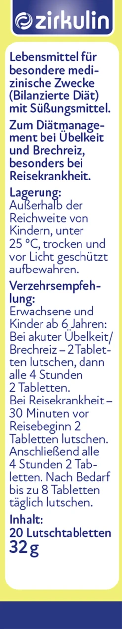Zirkulin Gegen Übelkeit Lutschtabletten 5 Zirkulin Gegen Übelkeit Lutschtabletten -NIVEA SHOP MAM 7772097 SHOP IMAGE 1.6
