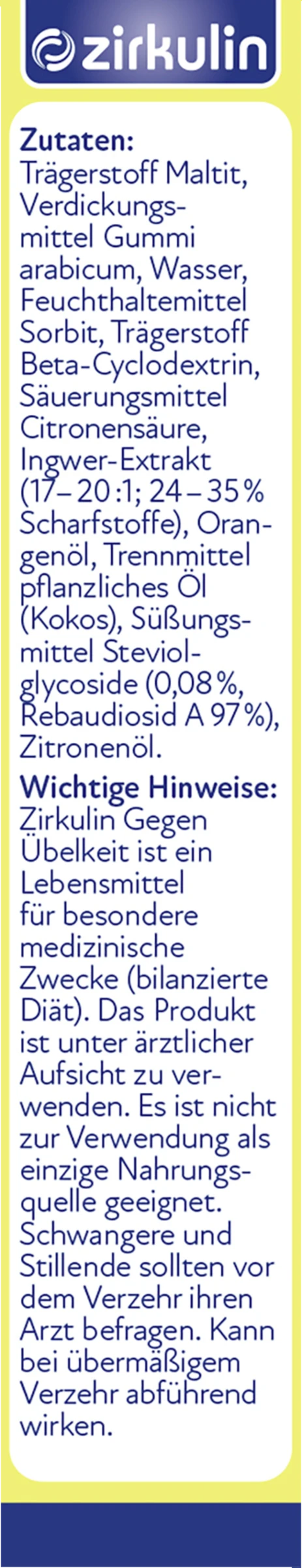Zirkulin Gegen Übelkeit Lutschtabletten 3 Zirkulin Gegen Übelkeit Lutschtabletten – Bild 3