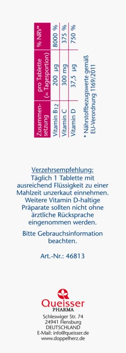 Doppelherz Aktiv Vitamin B12 + C + D3 Depot Tabletten -NIVEA SHOP MAM 7810413 SHOP IMAGE 1.4