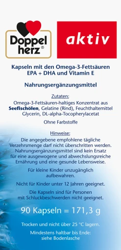 Doppelherz Aktiv Omega-3 1400 Kapseln 6 Doppelherz Aktiv Omega-3 1400 Kapseln -NIVEA SHOP MAM 7810948 SHOP IMAGE 1.4