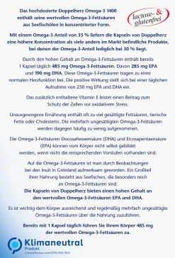 Doppelherz Aktiv Omega-3 1400 Kapseln 8 Doppelherz Aktiv Omega-3 1400 Kapseln -NIVEA SHOP MAM 7810961 SHOP IMAGE 1.4