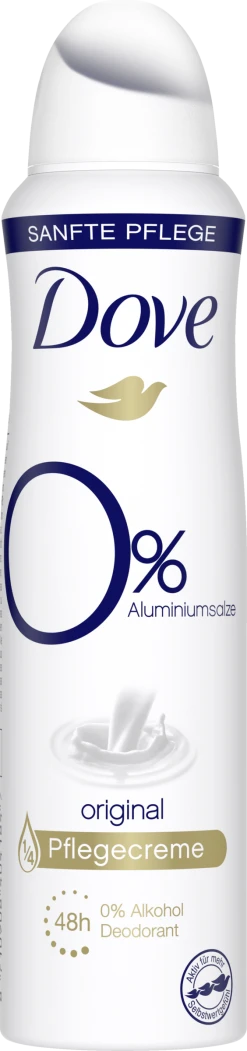 DOVE Deo Spray Original Ohne Aluminium