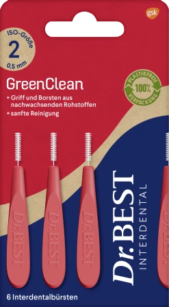 Dr.BEST GreenClean Interdentalbürsten Gr. 2