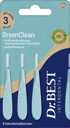 Dr.BEST GreenClean Interdentalbürsten Gr. 3