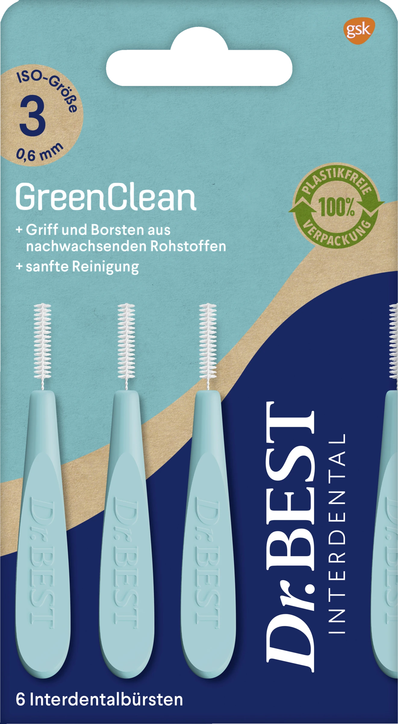 Dr.BEST GreenClean Interdentalbürsten Gr. 3 1 Dr.BEST GreenClean Interdentalbürsten Gr. 3
