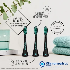 Happybrush SuperClean Aufsteckbürsten ECO V3 Black Mint -NIVEA SHOP MAM 7896240 SHOP IMAGE 1.4