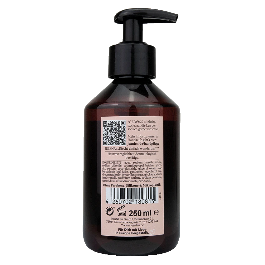 Jean&Len Flüssigseife Pfingstrose/Litschi Duft 2 Jean&Len Flüssigseife Pfingstrose/Litschi Duft – Bild 2