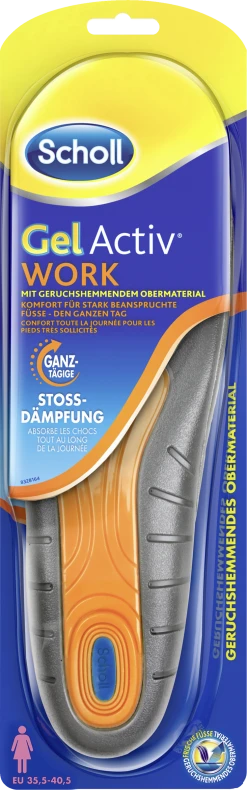 Scholl GelActiv Einlegesohlen Work Women