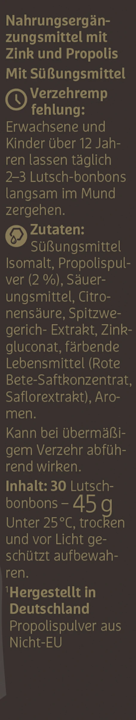 Naturbell Propolis Husten-Bonbons 2 Naturbell Propolis Husten-Bonbons – Bild 2