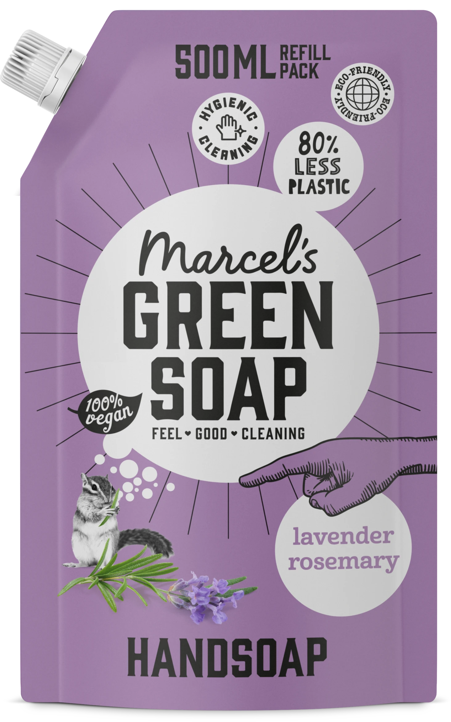Marcel's Green Soap Handseife Lavendel & Rosmarin Nachfüllbeutel 1 Marcel's Green Soap Handseife Lavendel & Rosmarin Nachfüllbeutel