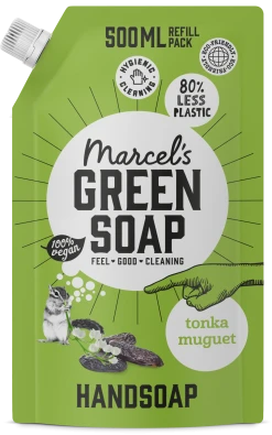 Marcel's Green Soap Handseife Tonka & Maiglöckchen Nachfüllbeutel
