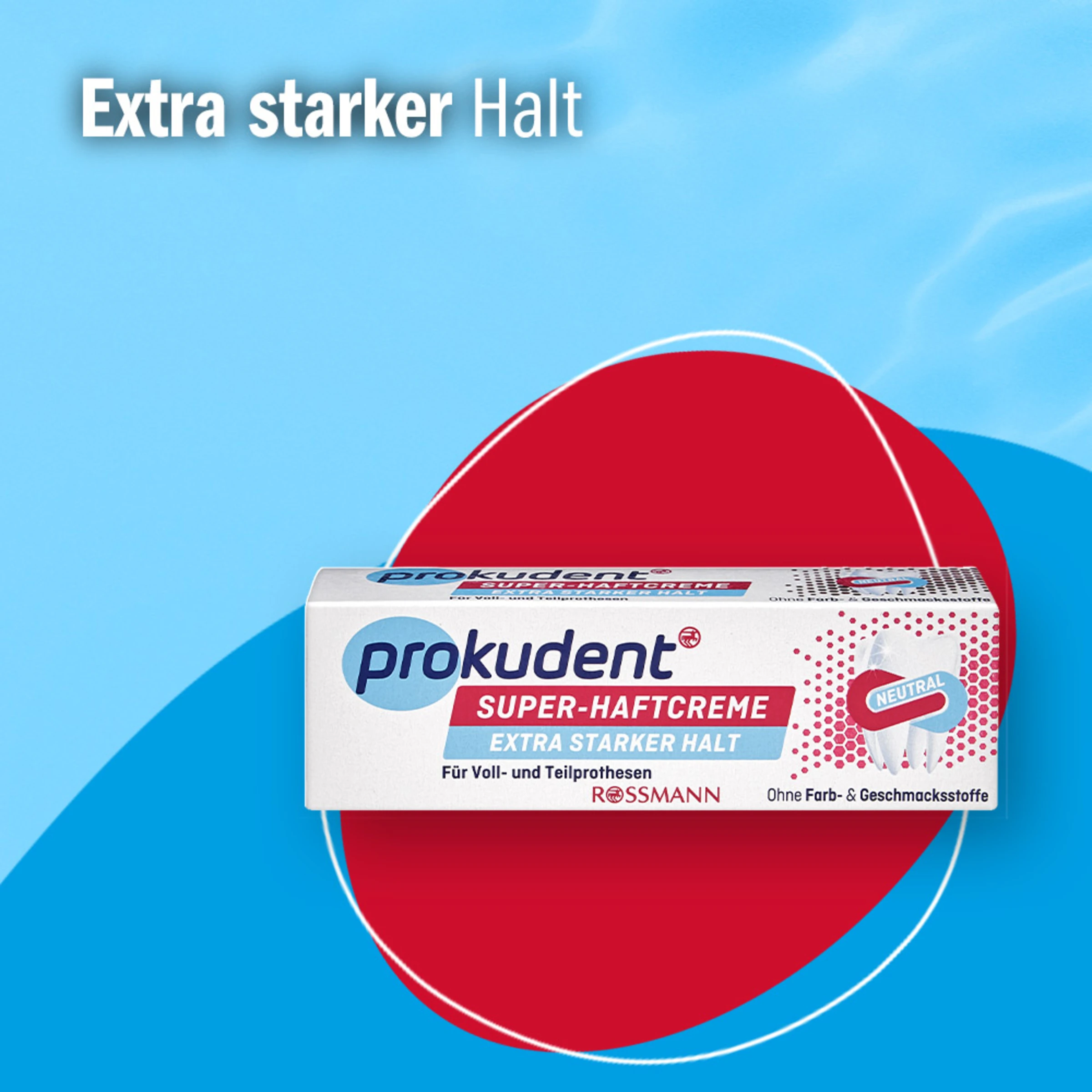 Prokudent Super-Haftcreme Neutral Extra Stark 2 Prokudent Super-Haftcreme Neutral Extra Stark – Bild 2