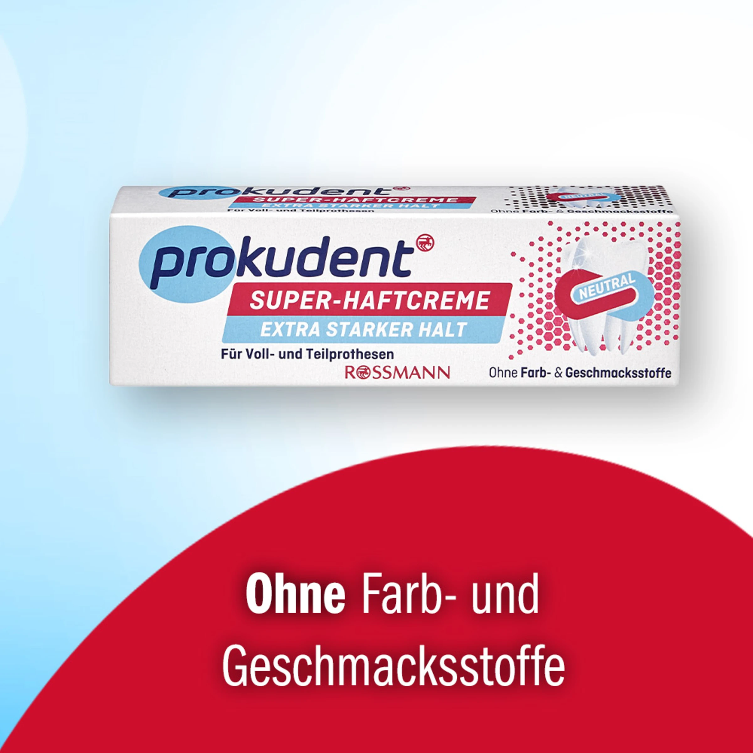 Prokudent Super-Haftcreme Neutral Extra Stark 3 Prokudent Super-Haftcreme Neutral Extra Stark – Bild 3