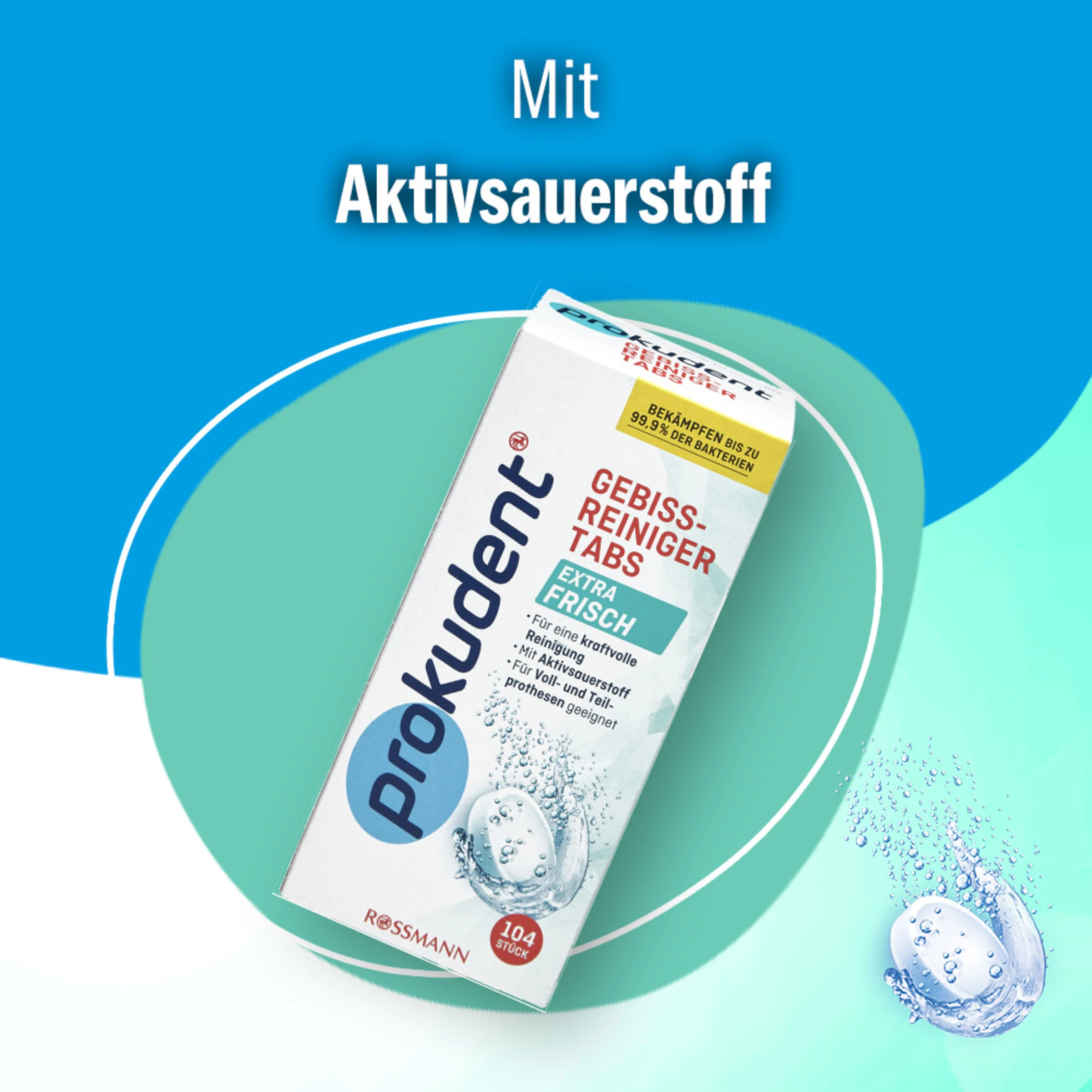 Prokudent Gebissreiniger Tabs Extra Frisch 2 Prokudent Gebissreiniger Tabs Extra Frisch – Bild 2