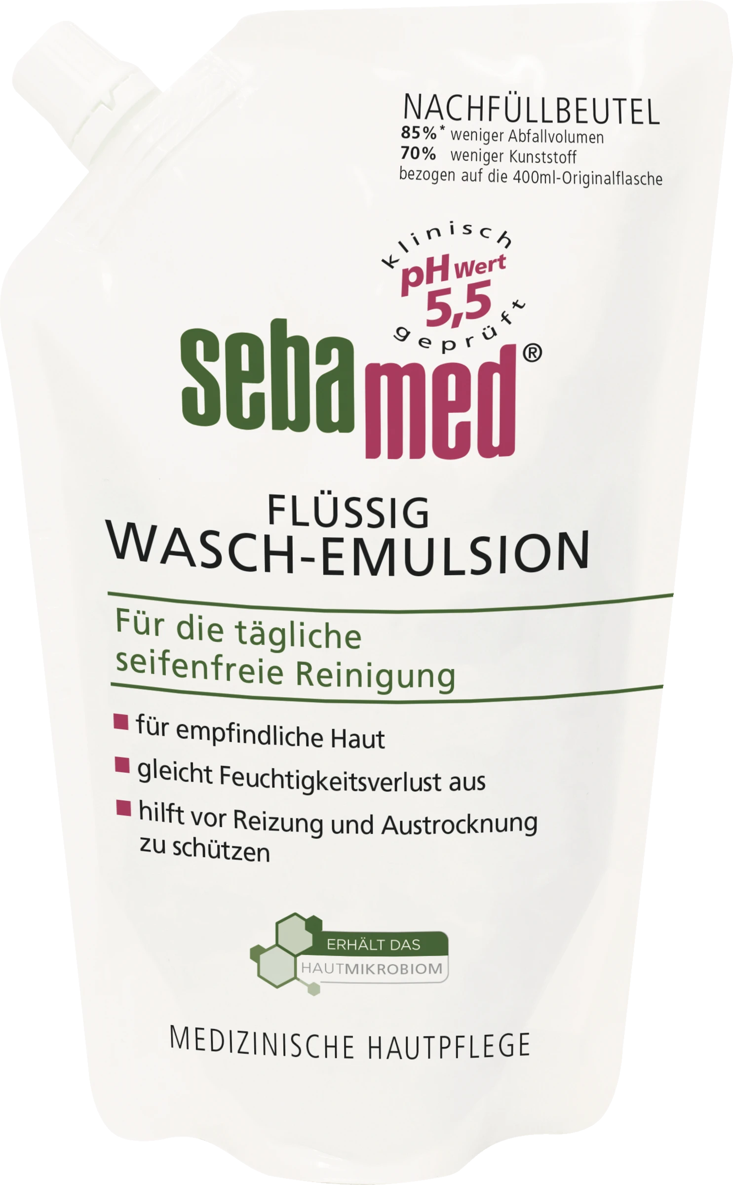 Sebamed Nachfüllbeutel Flüssig Wasch-Emulsion 1 Sebamed Nachfüllbeutel Flüssig Wasch-Emulsion