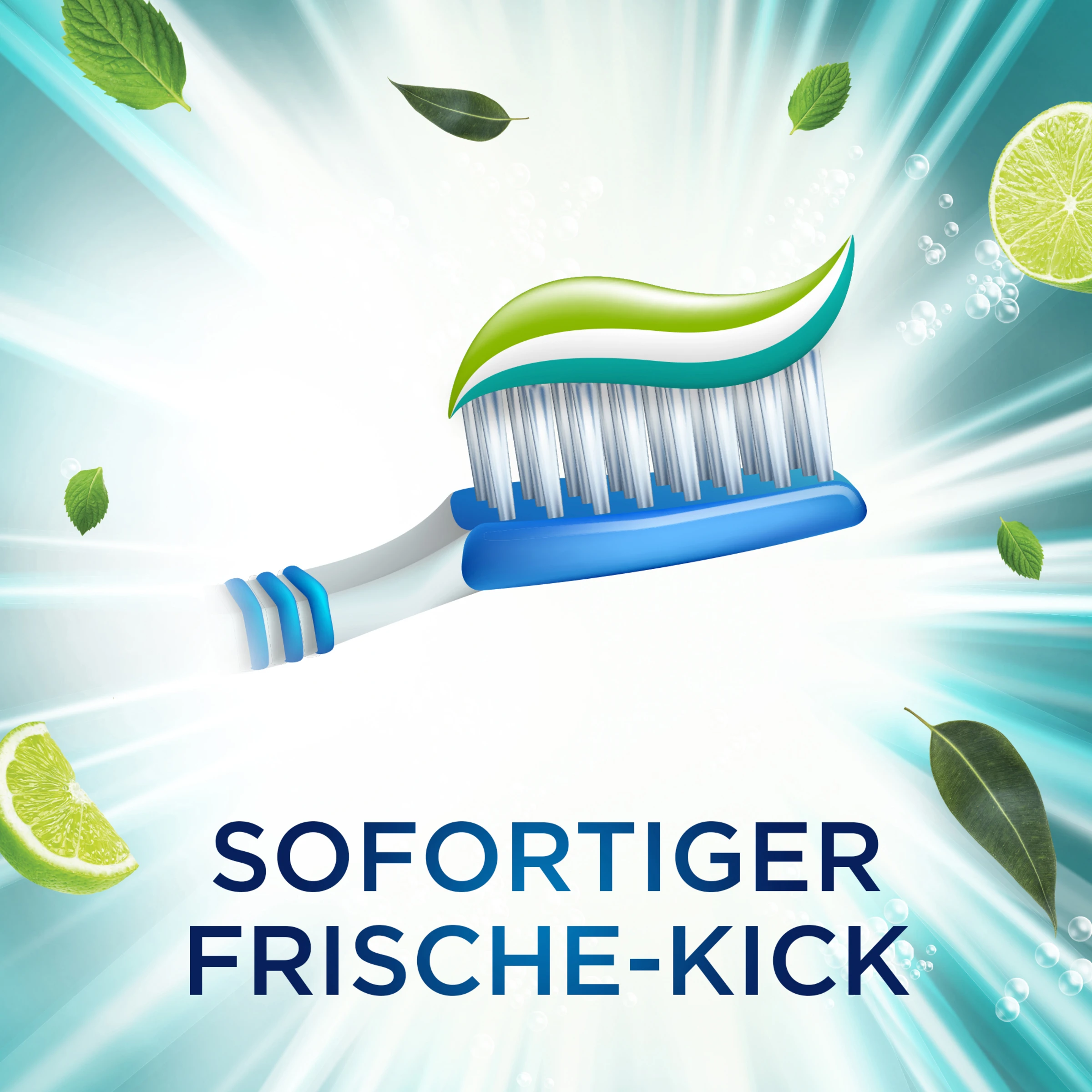 Odol-med3 SENSES Revitalising Eukalyptus, Limette & Minze Zahncreme 5 Odol-med3 SENSES Revitalising Eukalyptus, Limette & Minze Zahncreme – Bild 5