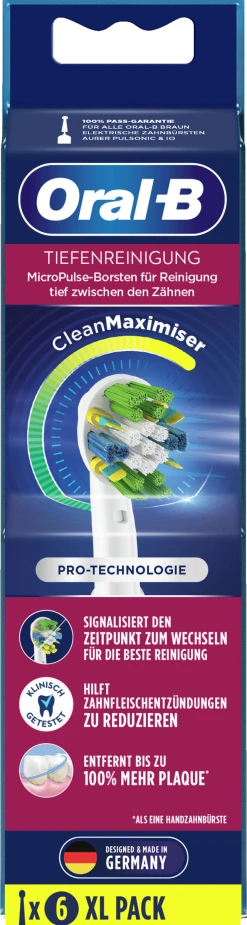 Oral B Aufsteckbürsten Tiefenreinigung CleanMaximiser