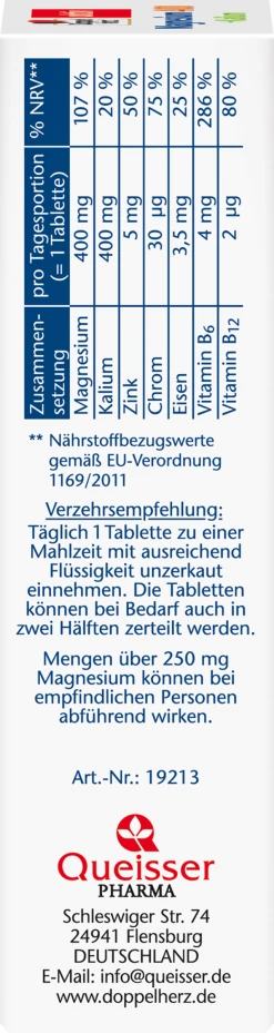 Doppelherz Magnesium 400 + Kalium Tabletten 7 Doppelherz Magnesium 400 + Kalium Tabletten -NIVEA SHOP MAM 8160458 SHOP IMAGE 1.4