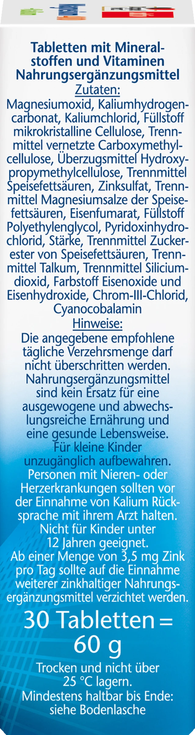 Doppelherz Magnesium 400 + Kalium Tabletten 2 Doppelherz Magnesium 400 + Kalium Tabletten – Bild 2