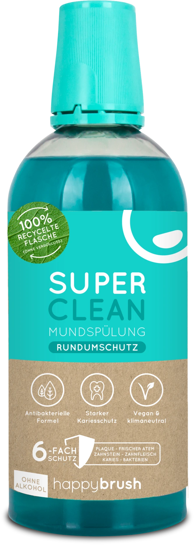 Happybrush SuperClean Mundspülung 1 Happybrush SuperClean Mundspülung