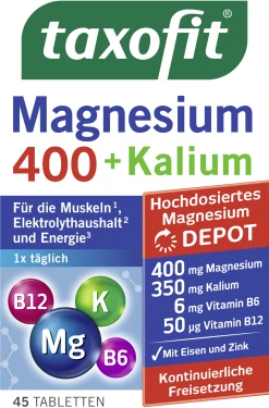 Taxofit Magnesium 400 + Kalium
