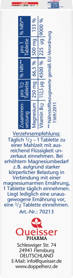 Doppelherz Aktiv Magnesium 500 + B12 2-Phasen Depot -NIVEA SHOP MAM 8413262 SHOP IMAGE 1.4