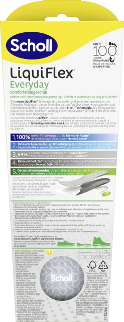 Scholl LiquiFlex Everyday Komforteinlegesohle Größe 35,5 - 40,5 -NIVEA SHOP MAM 8441658 SHOP IMAGE 1.4