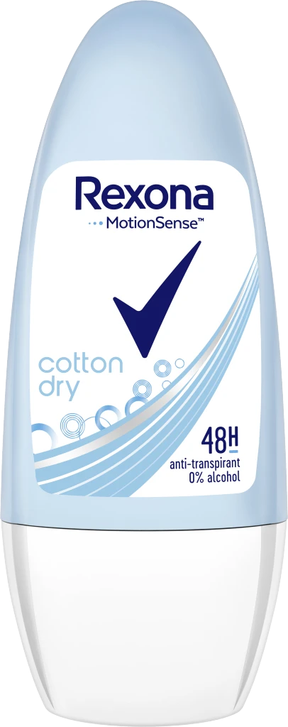 Rexona Deo Roll-On Cotton Dry Anti-Transpirant 1 Rexona Deo Roll-On Cotton Dry Anti-Transpirant