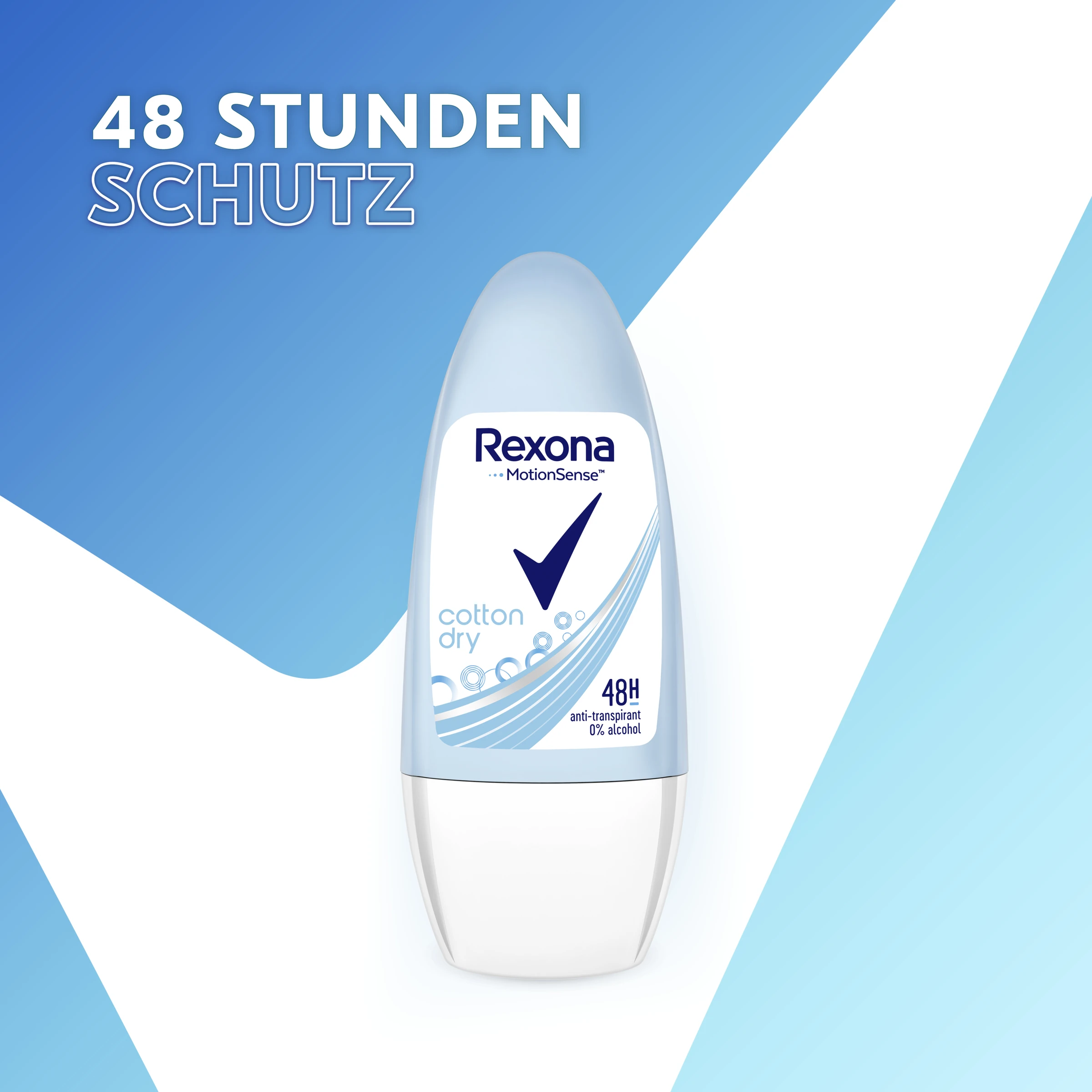 Rexona Deo Roll-On Cotton Dry Anti-Transpirant 5 Rexona Deo Roll-On Cotton Dry Anti-Transpirant – Bild 5