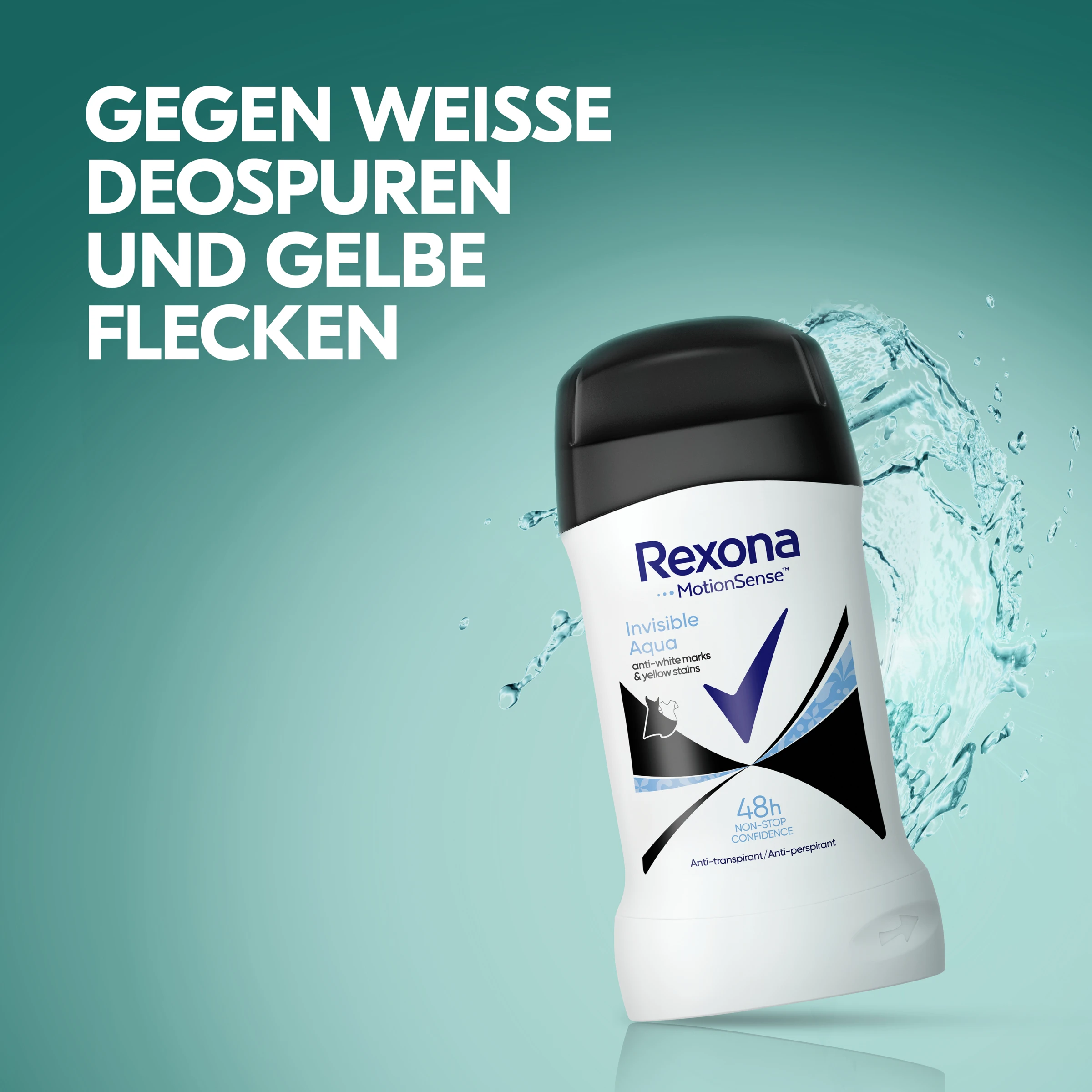 Rexona Deostick Invisible Aqua Anti-Transpirant 5 Rexona Deostick Invisible Aqua Anti-Transpirant – Bild 5