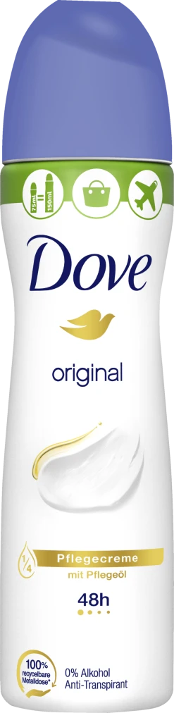 DOVE Anti-Transpirant Deo Spray Original Compressed