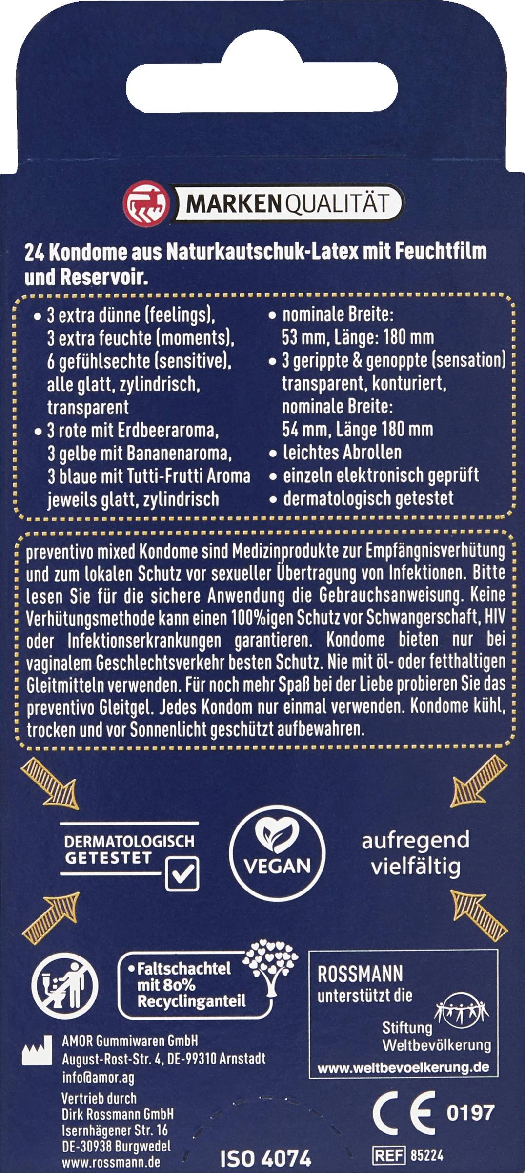 Preventivo Mixed Kondomvarianten Gefühlsecht 2 Preventivo Mixed Kondomvarianten Gefühlsecht – Bild 2