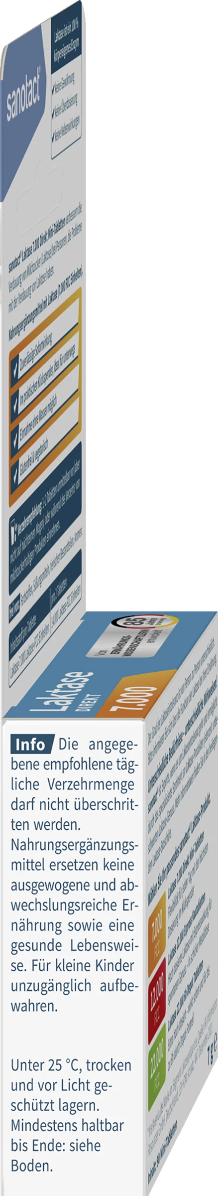 Sanotact® Laktase 7.000 Direkt Mini-Tabletten 2 Sanotact® Laktase 7.000 Direkt Mini-Tabletten – Bild 2