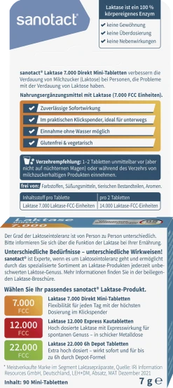 Sanotact® Laktase 7.000 Direkt Mini-Tabletten 11 Sanotact® Laktase 7.000 Direkt Mini-Tabletten -NIVEA SHOP MAM 8558287 SHOP IMAGE 1.6