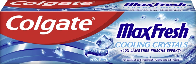 Colgate® Max Fresh Cooling Crystals Zahnpasta Cool Mint 1 Colgate® Max Fresh Cooling Crystals Zahnpasta Cool Mint