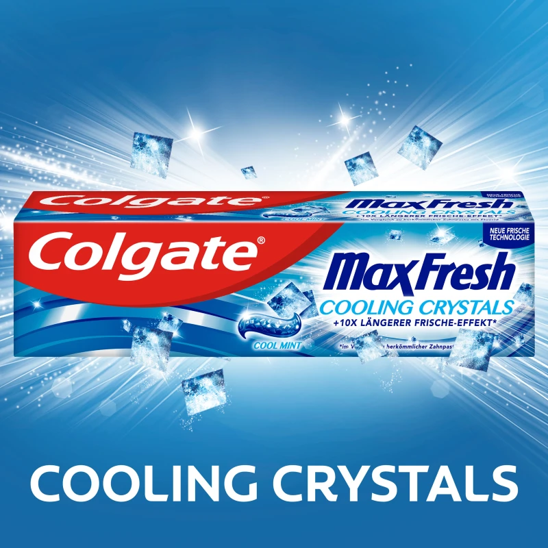 Colgate® Max Fresh Cooling Crystals Zahnpasta Cool Mint 4 Colgate® Max Fresh Cooling Crystals Zahnpasta Cool Mint – Bild 4