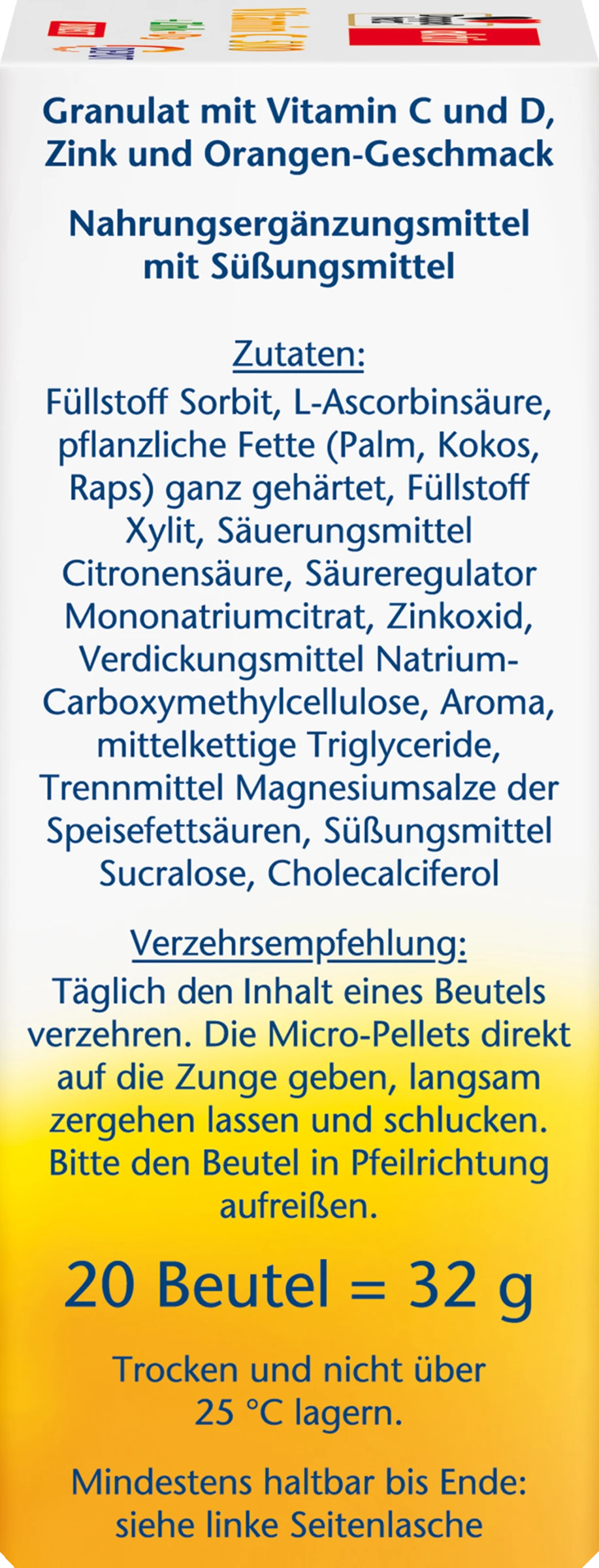 Doppelherz Aktiv Vitamin C 500 Direct + Zink + D3 2 Doppelherz Aktiv Vitamin C 500 Direct + Zink + D3 – Bild 2