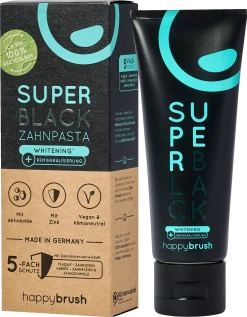 Happybrush SuperBlack Zahnpasta