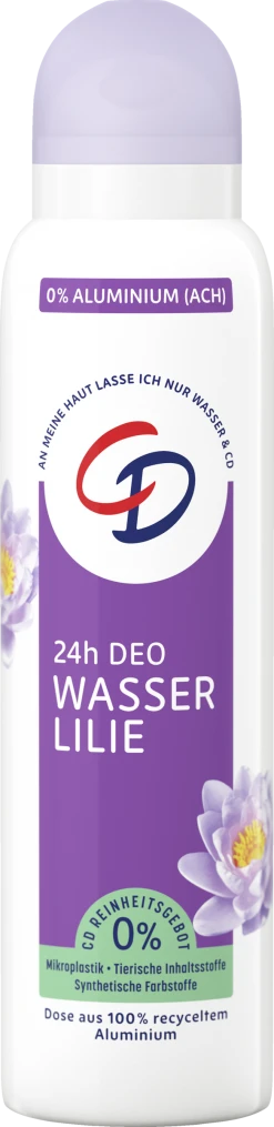 CD 24h Deodorant Spray Wasserlilie