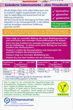 Doppelherz Aktiv Eisen + C + Histidin + Folsäure Mini-Tabletten 9 Doppelherz Aktiv Eisen + C + Histidin + Folsäure Mini-Tabletten -NIVEA SHOP MAM 8731608 SHOP IMAGE 1.4