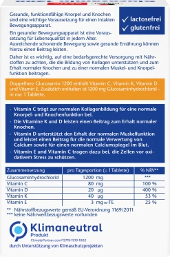 Doppelherz Aktiv Glucosamin 1200 + D3 + K + C Tabletten -NIVEA SHOP MAM 8770715 SHOP IMAGE 1.4
